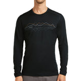 ICEBREAKER 200 OASIS LS CREW-MOUNTAIN LINE