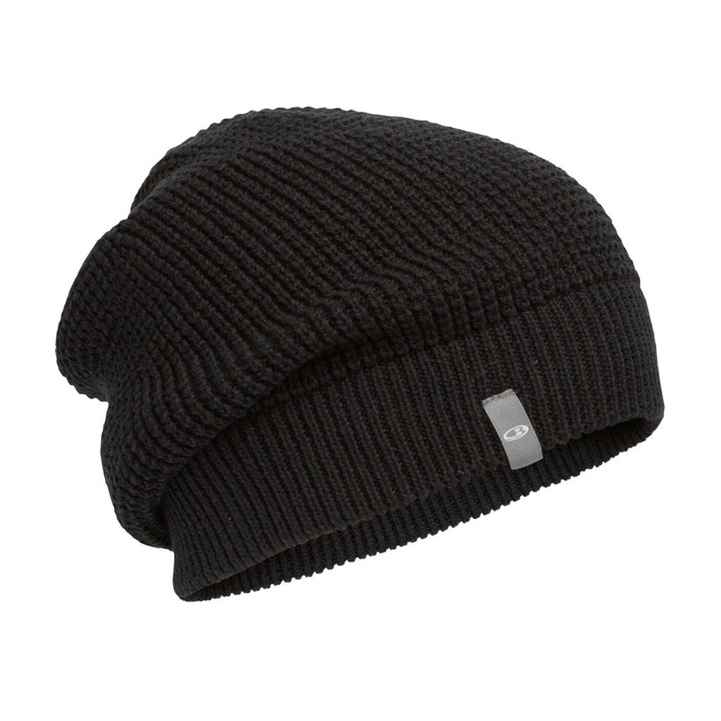 ICEBREAKER FEADAN SLOUCH BEANIE BLACK