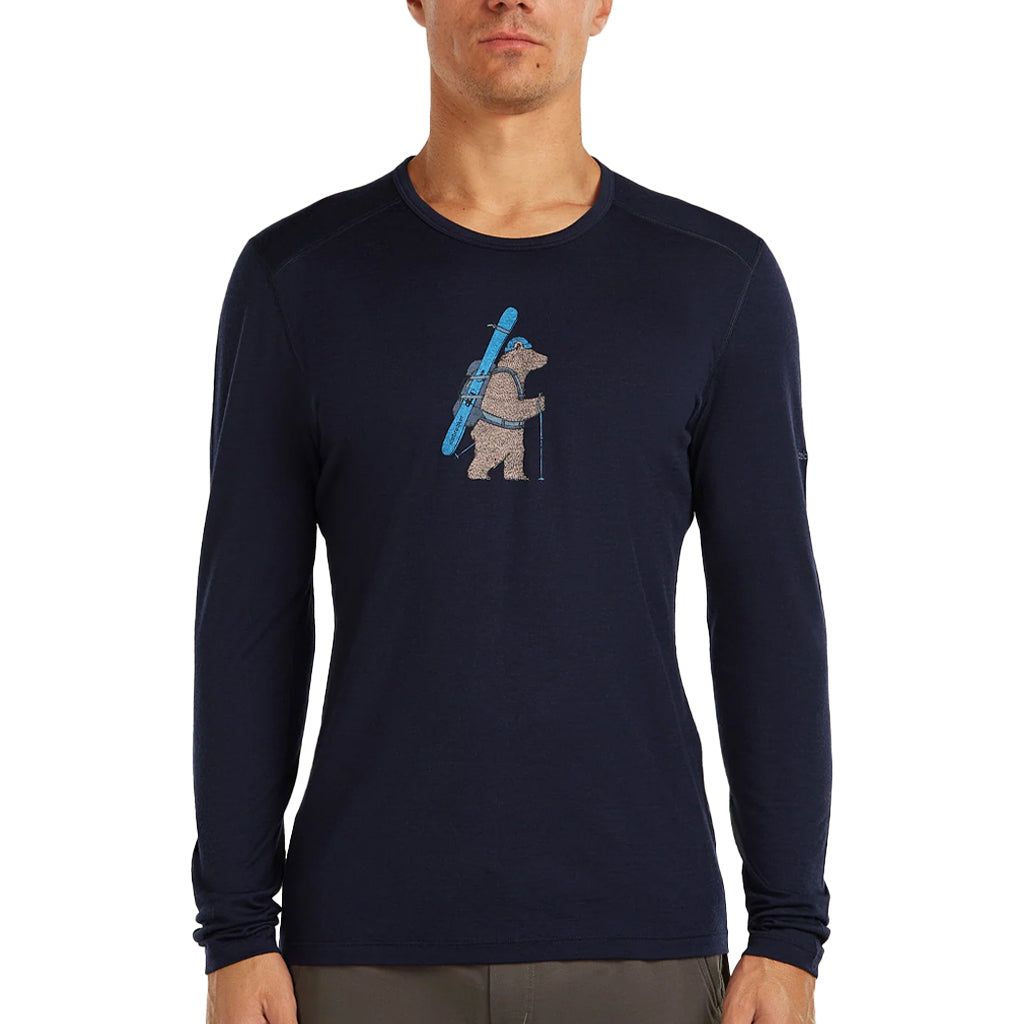 ICEBREAKER MS OASIS LS CREW-BEAR