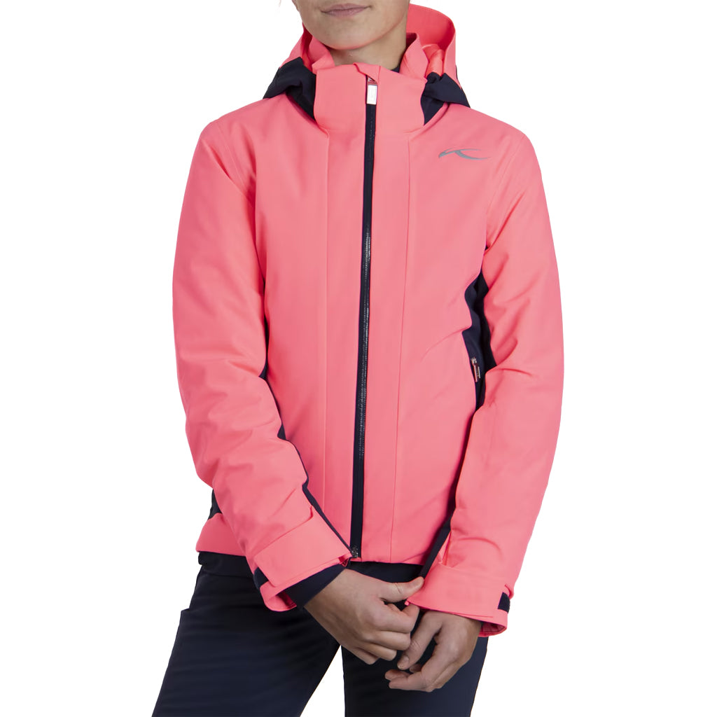 KJUS JNR DOWNHILL JACKET - CYBER PINK/ATLANTA