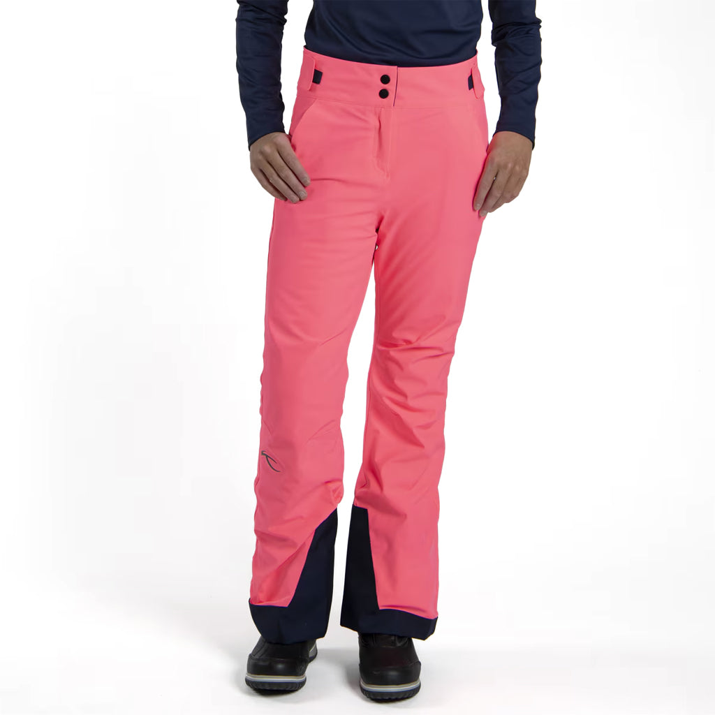 KJUS JNR WHITEOUT PANTS - CYBER PINK/ATLANTA BLUE