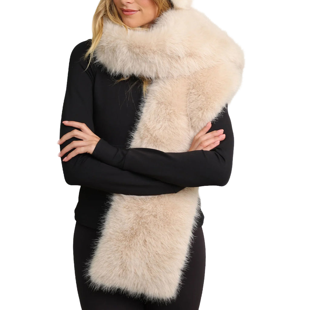 MORGAN & TAYLOR PERI FAUX FUR SCARF