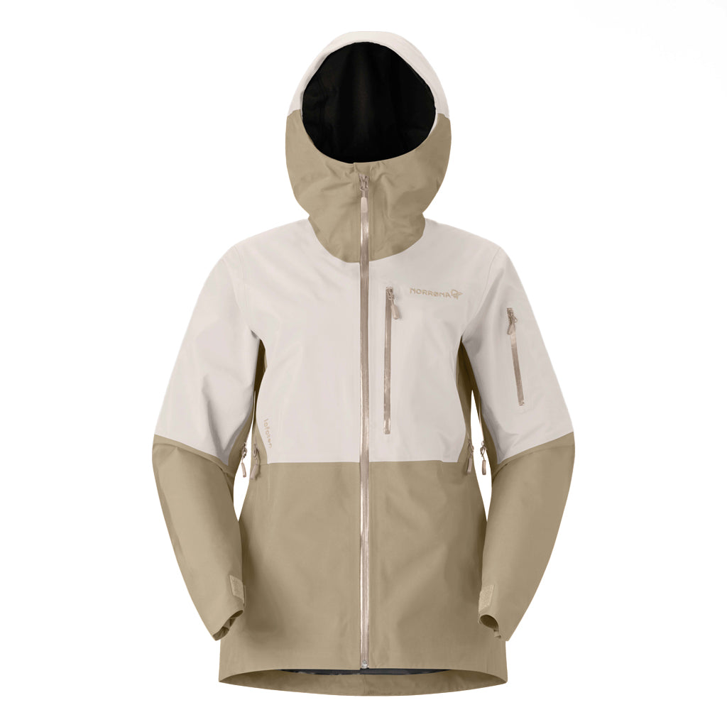 NORRONA WS LOFOTEN GTX SHELL JACKET - OATMEAL