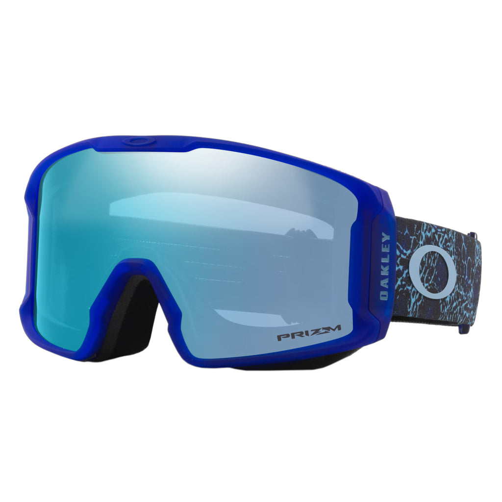 OAKLEY LINE MINER M CRYSTAL BLUE CELL w PRIZM SAPPHIRE