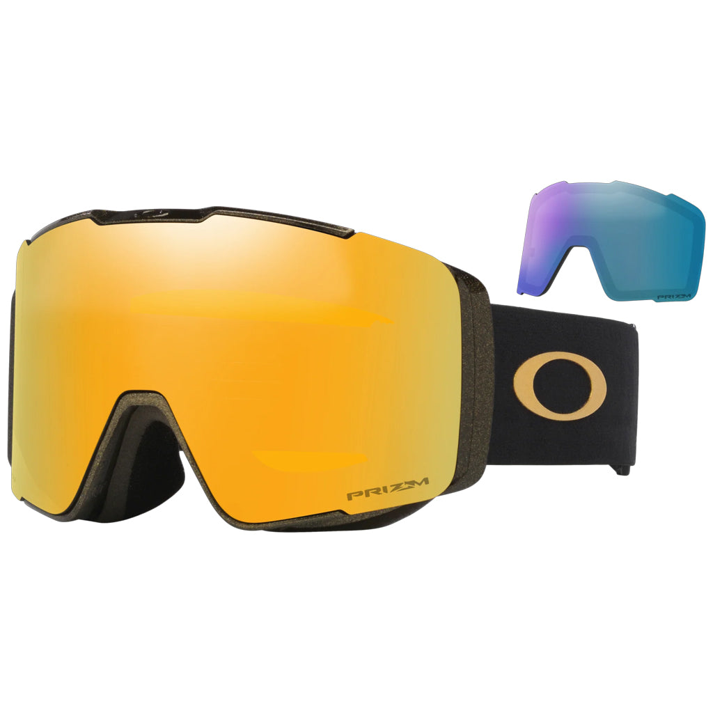 OAKLEY LINE MINER PRO L 50th METALLIC BLK w PRISM 24K