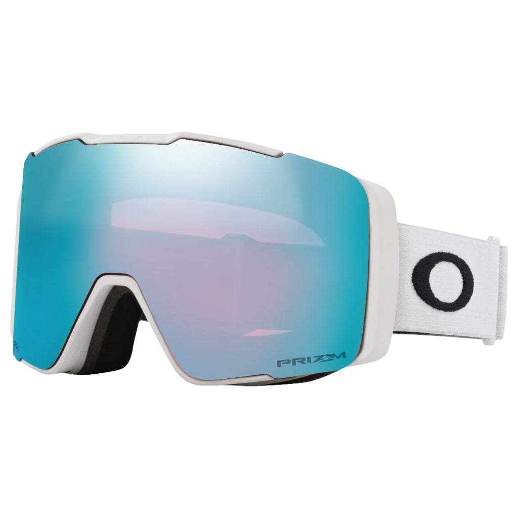 OAKLEY LINE MINER PRO L ASIAN MATTE WHITE w PRIZM SAPPHIRE