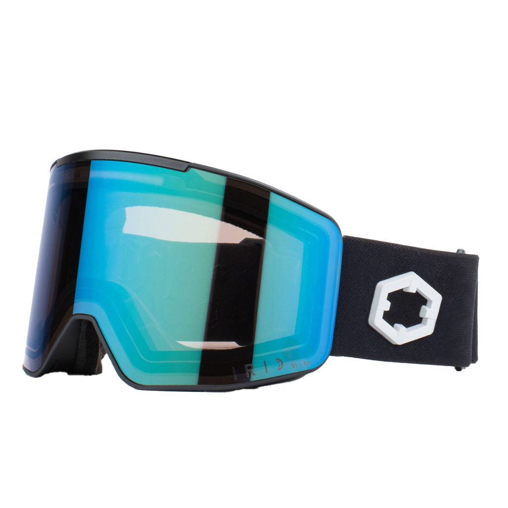 OUT OF - ELECTRA 3 GOGGLE BLACK w IRID-GREEN LENS