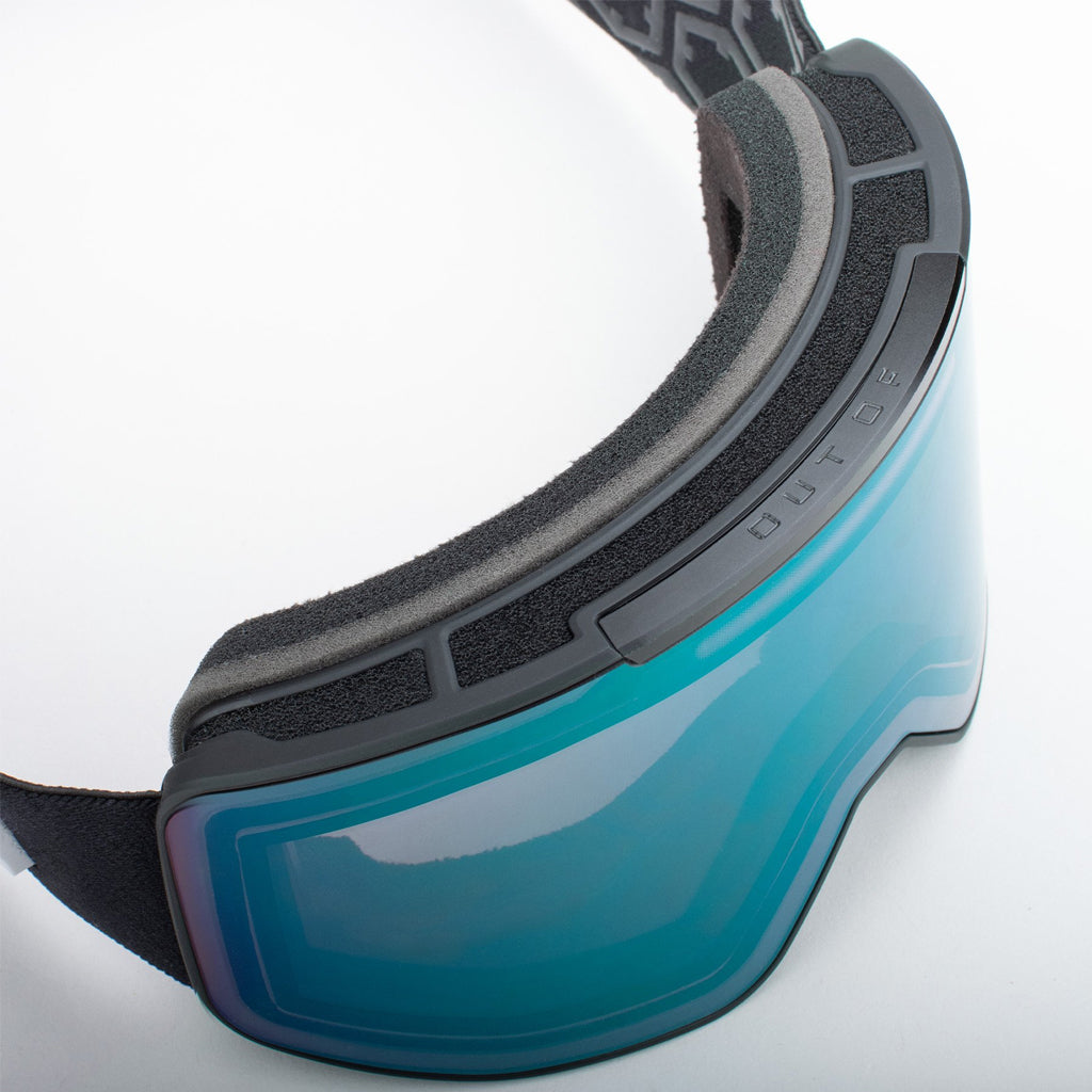 OUT OF - ELECTRA 3 GOGGLE BLACK w IRID-GREEN LENS
