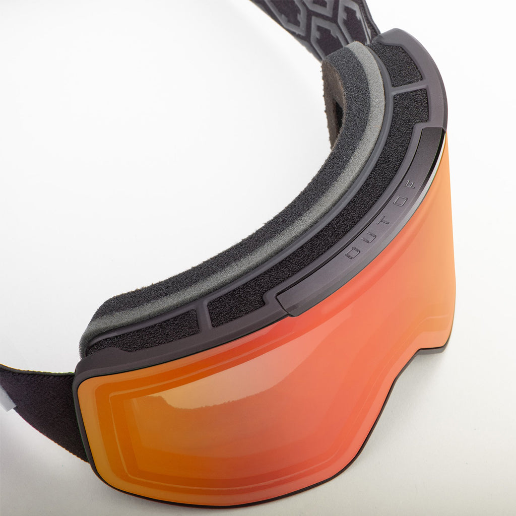 OUT OF - ELECTRA 3 GOGGLE BLACK w IRID-RED LENS