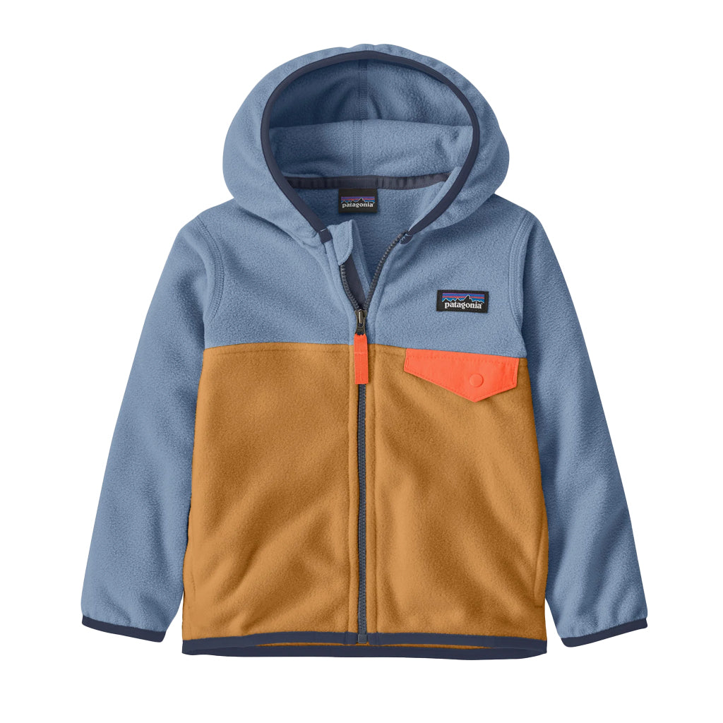 PATAGONIA BABY MICRO D SNAP T JKT-TALON GOLD
