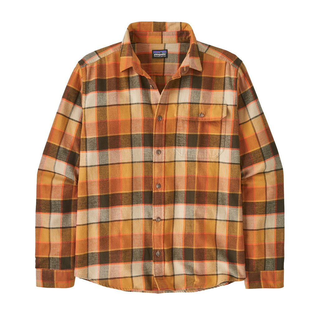 PATAGONIA MS COTTON FJORD FLANNEL SHIRT - OTTER BROWN