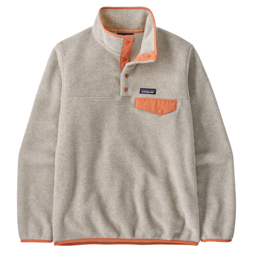 PATAGONIA WS LW SYNCH SNAP OATMEAL HEATHER/HEIRLOOM PEACH