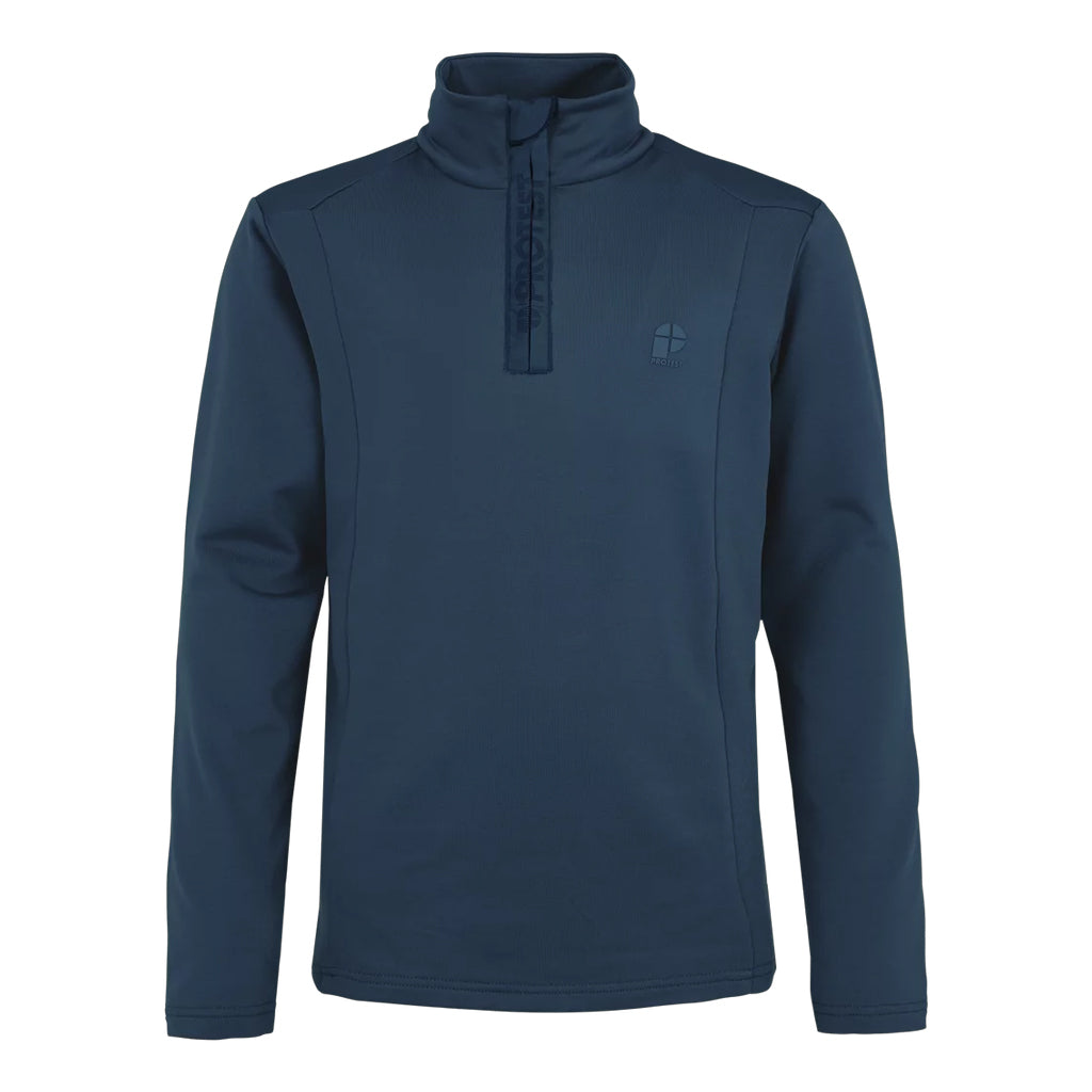 PROTEST JNR REWILLOWY 1/4 ZIP TOP - TWILIGHT NAVY