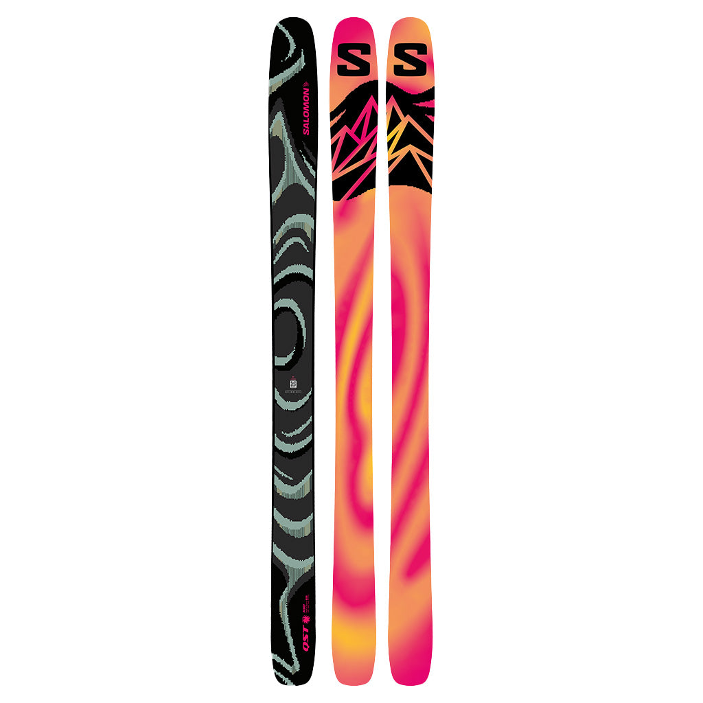 SALOMON QST 100 BLACK/ICEBERG SKIS 2027