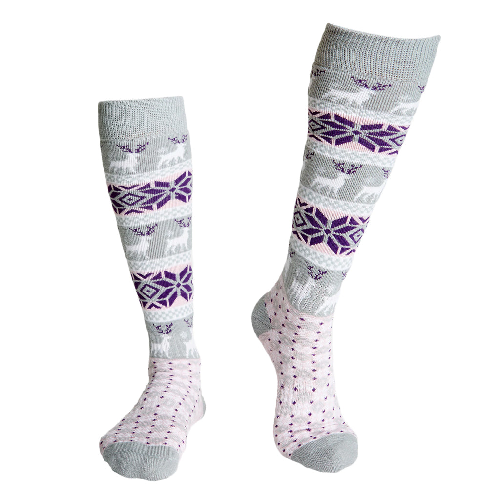 ROJO WS NORDIC SNOWFLAKE SOCK