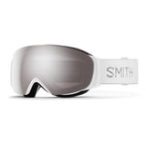 SMITH I/O MAG S WHITE CHUNKY KNIT CHROMAPOP SUN PLATINUM + STORM BLUE