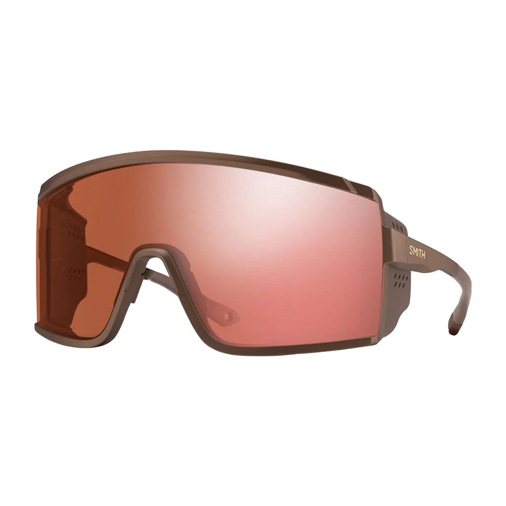 SMITH PURSUIT MATTE GOLD DUST w CHROMAPOP GLACIER PHOTOCHROMIC ROSE GOLD MIRROR