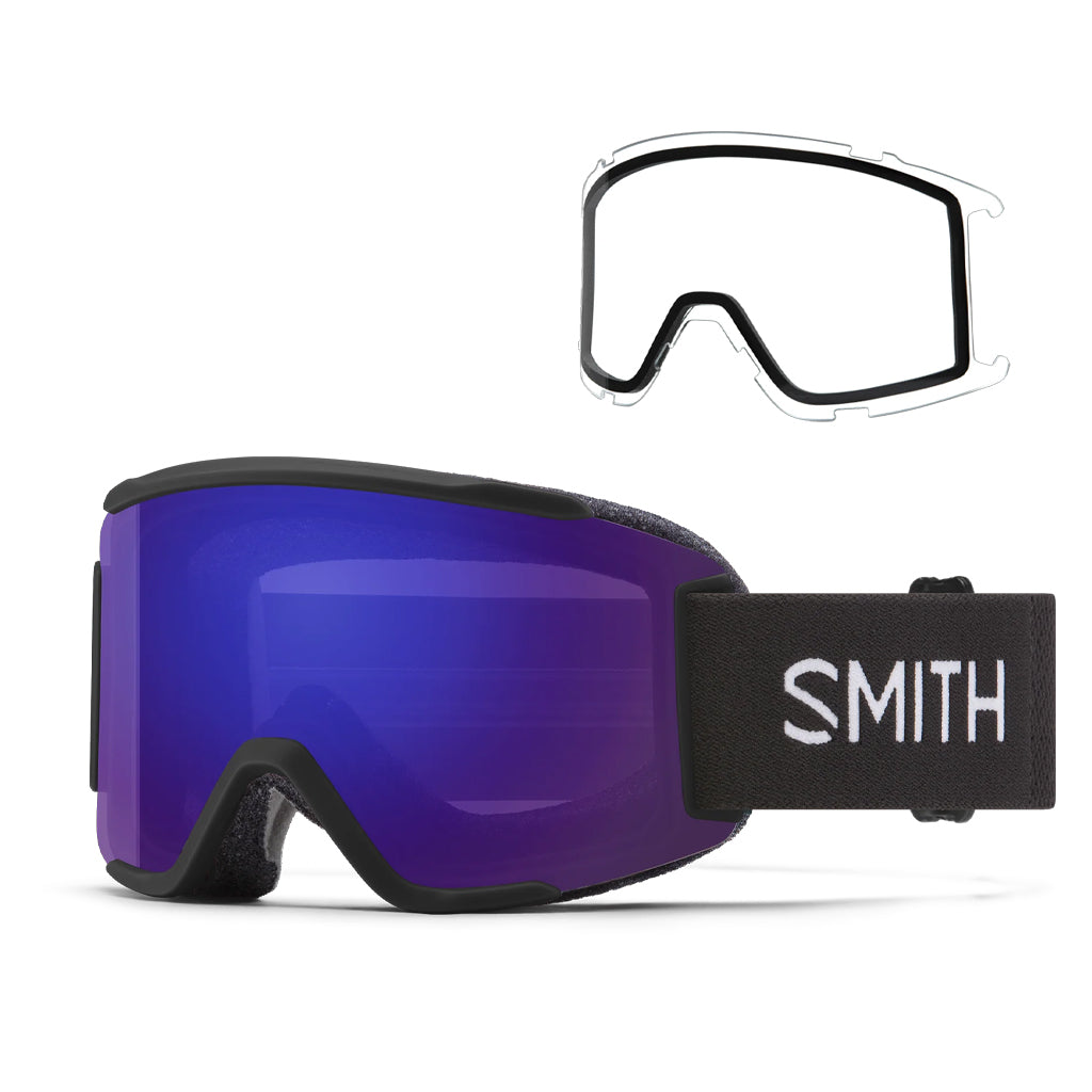 SMITH SQUAD S BLACK GOGGLE