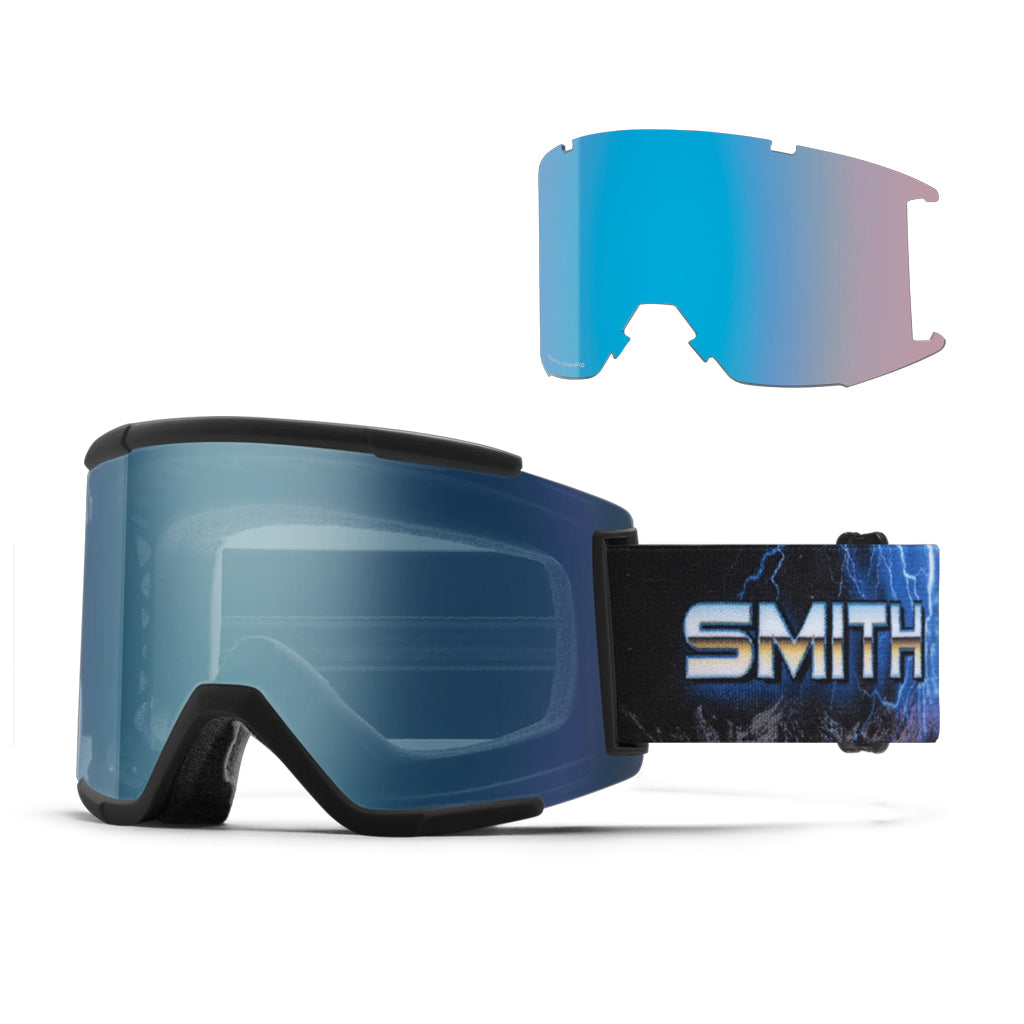 SMITH SQUAD XL LOW BRIDGE FIT OPEN ROAD w CHROMAPOP EDAY BLUE