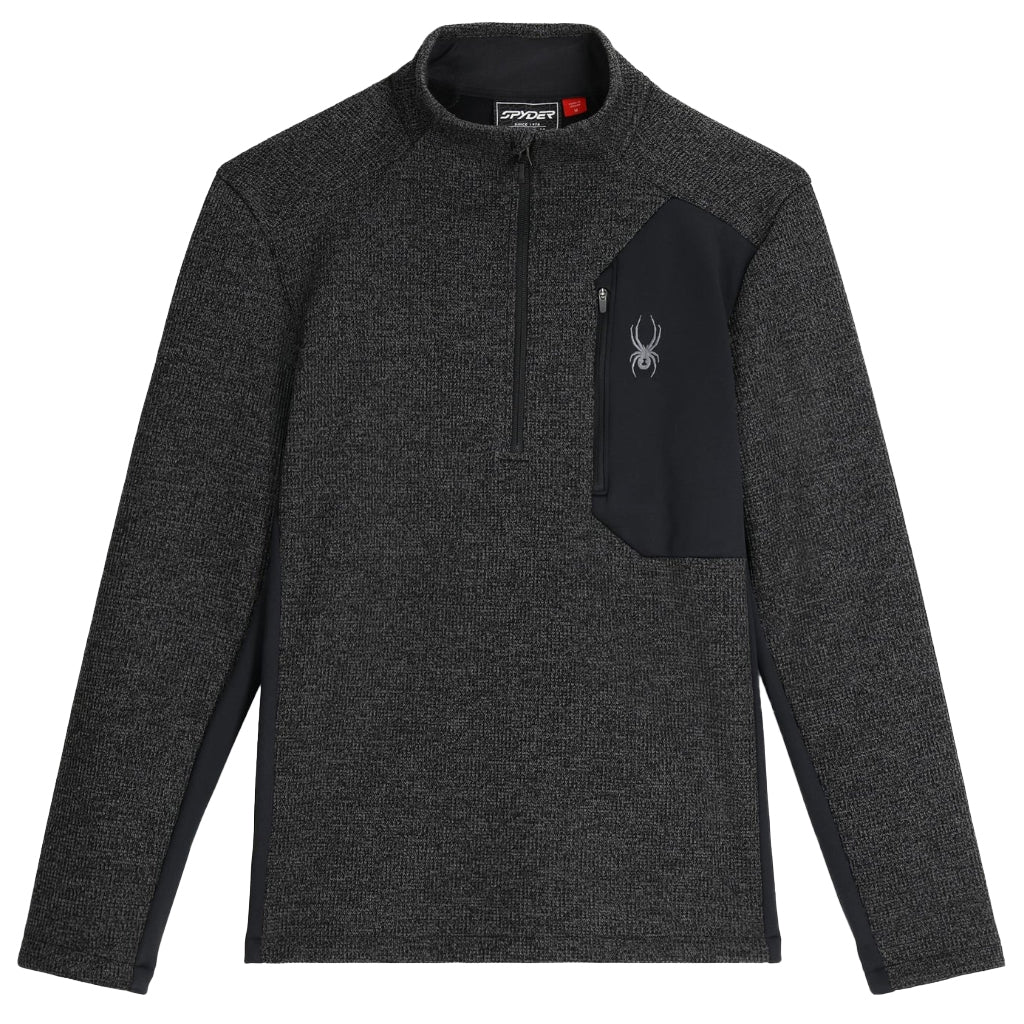SPYDER MS BANDIT 1/2 ZIP - BLACK