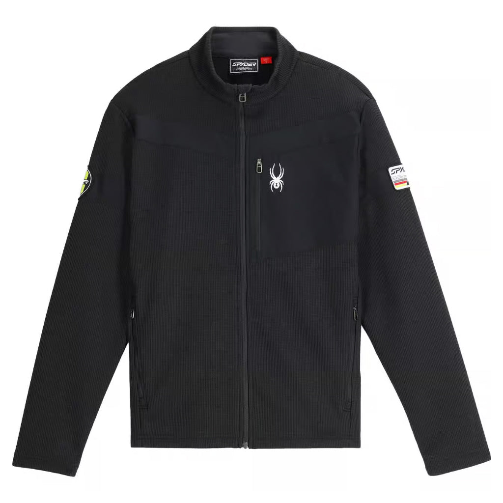 SPYDER MS WENGEN BANDIT FULL ZIP JACKET - BLACK