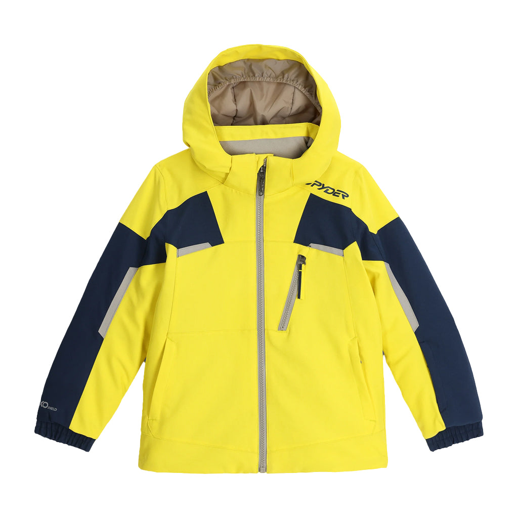 SPYDER TODDLERS LEADER JACKET - ACID YELLOW