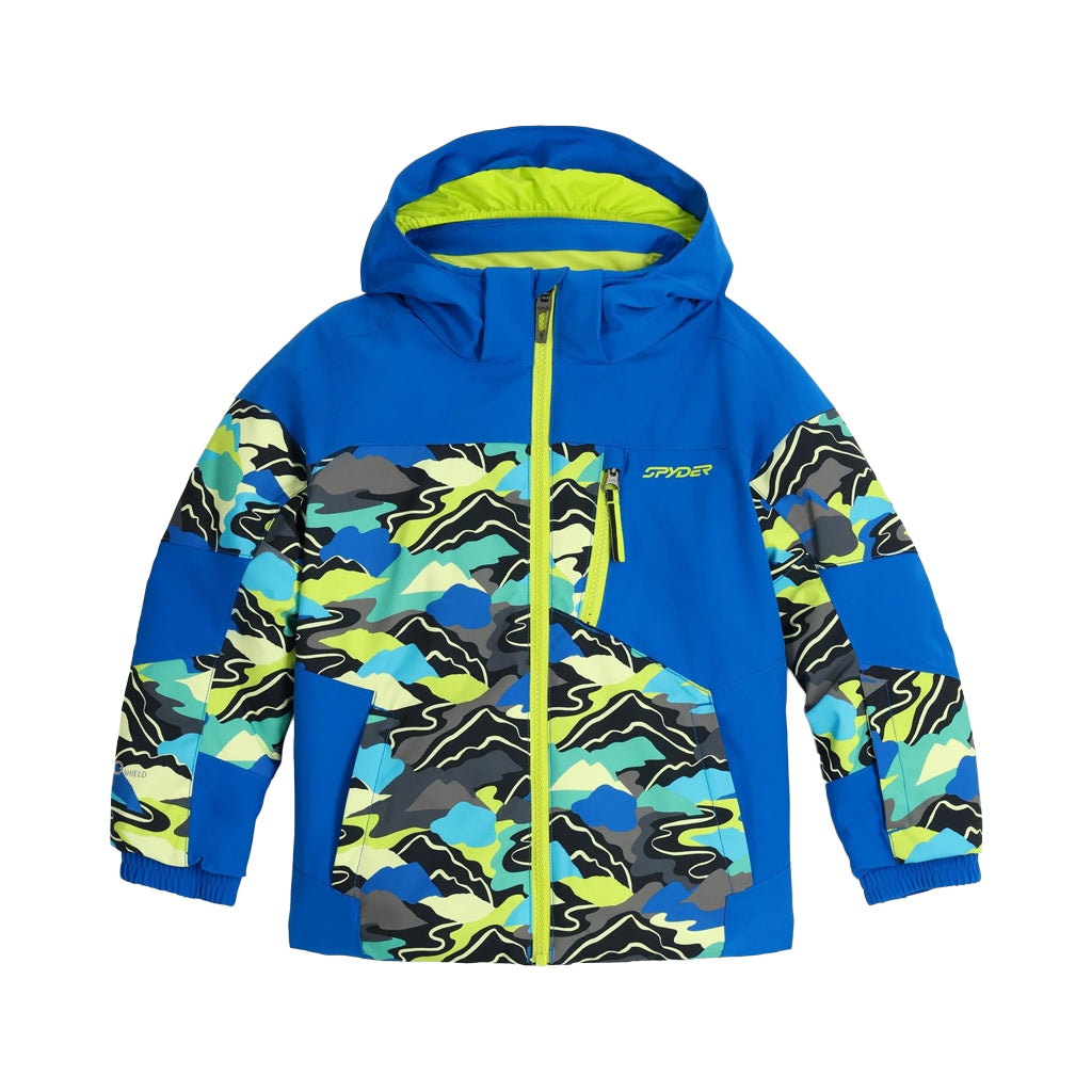 SPYDER TODDLERS LEADER JKT - COBALT MOUNTAIN CLOUD