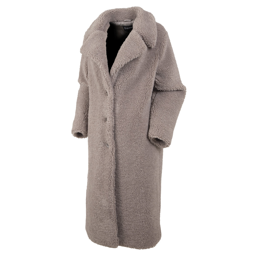 SUNICE CANDICE HYBRID FAUX SHERPA COAT - ATMOSPHERE