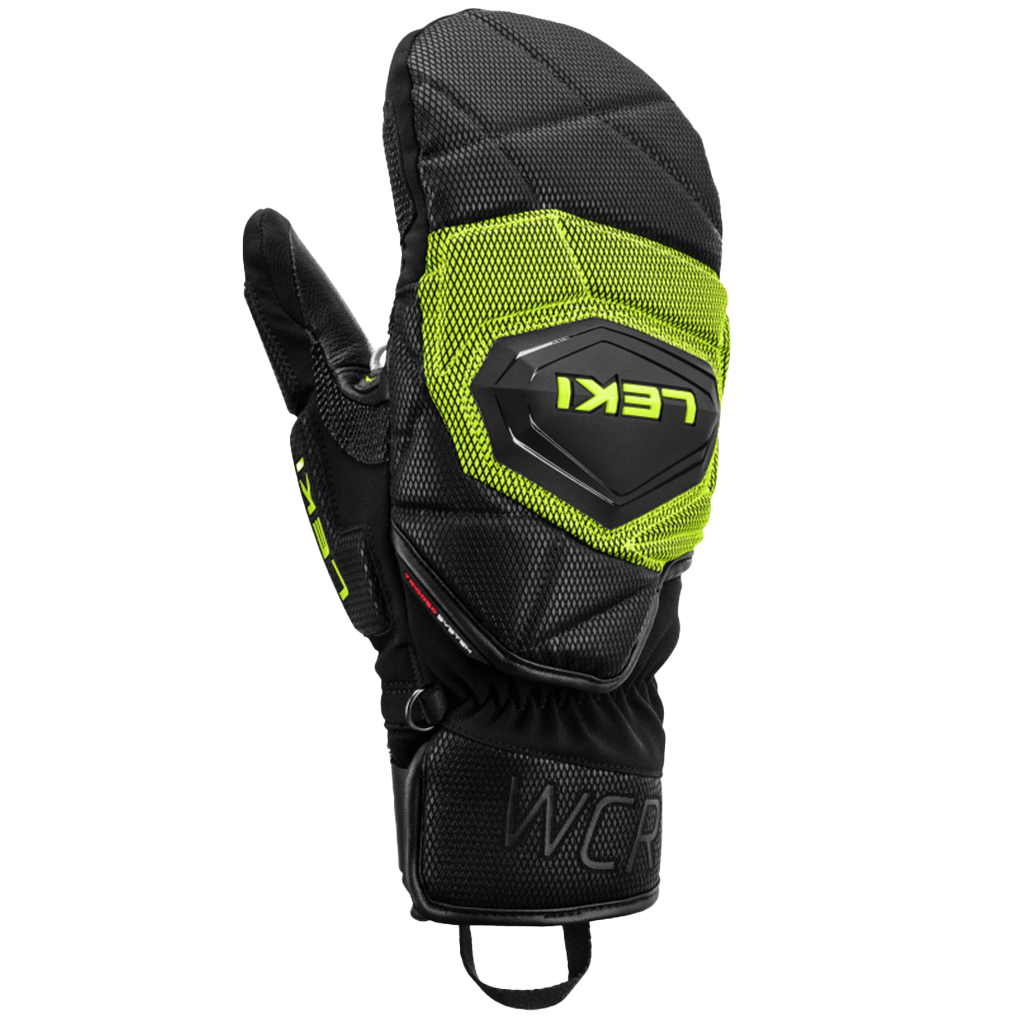 LEKI WCR RACING COACH 3D MITT BLK/LEMON