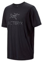 ARCTERYX MS ARC'WORD LOGO SS TEE - BLACK