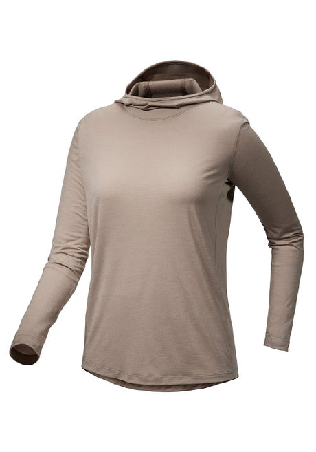 ARCTERYX WS LANA MERINO WOOL HOODY - SMOKE BLUFF