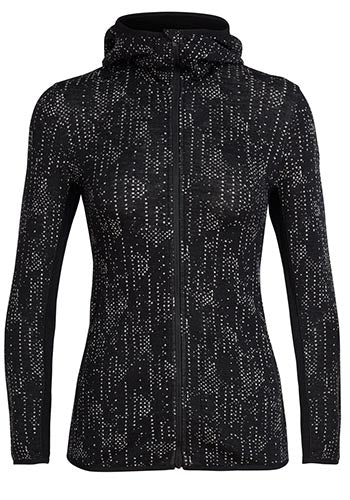 ICEBREAKER WS AWAY L/S ZIP  HOOD