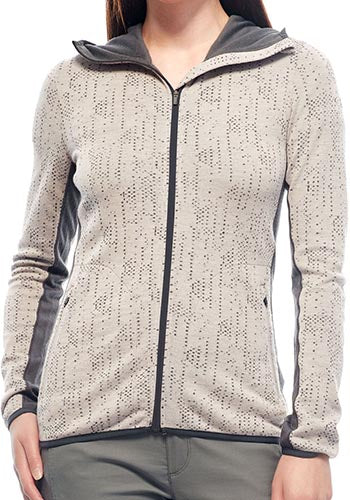 ICEBREAKER WS AWAY L/S ZIP  HOOD