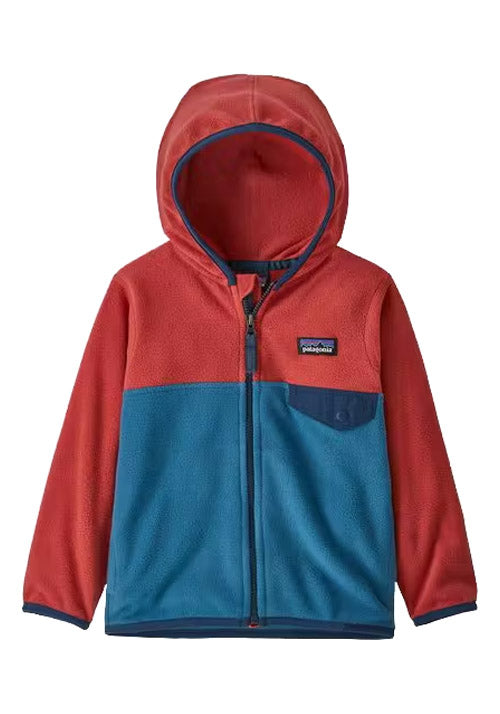 PATAGONIA BABY MICRO D SNAP-T JKT WAVY BLUE