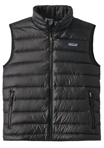 PATAGONIA BOYS DOWN SWEATER VEST BLACK
