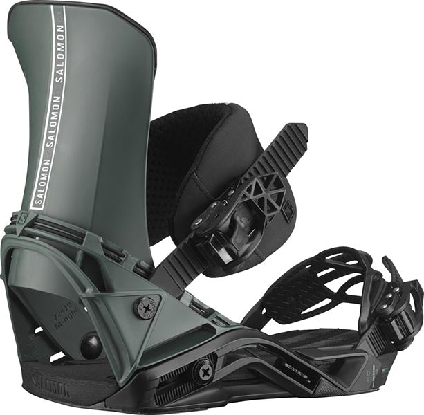 SALOMON DISTRICT BINDINGS GREEN/BLK 2021