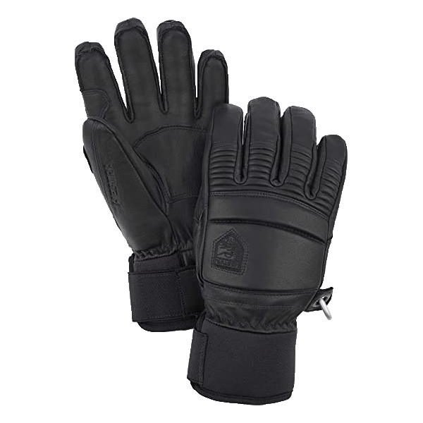 HESTRA FALL LINE LEATHER GLOVE - BLACK