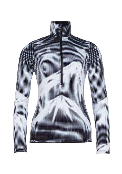 GOLDBERGH FAMKE SKI PULLY - DOTTY BLACK/WHITE