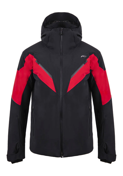 KJUS FORCE MS JACKET BLACK/CARMINE