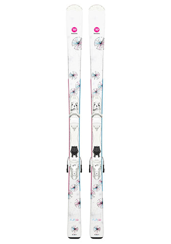 ROSSIGNOL FUN GIRL SKIS w X4 KID BINDING