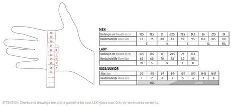 LEKI ELEMENTS PALADIUM S GLOVE
