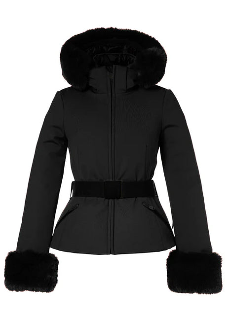 GOLDBERGH GISELLE JACKET FAUX FUR - BLACK