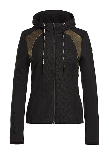 GOLDBERGH SESHAT CARDIGAN BLACK/GOLD