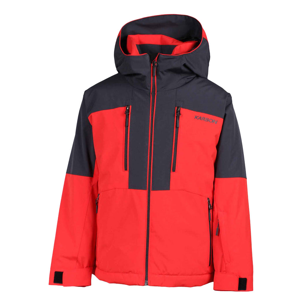 KARBON JNR HADFIELD JACKET - VOLCANO