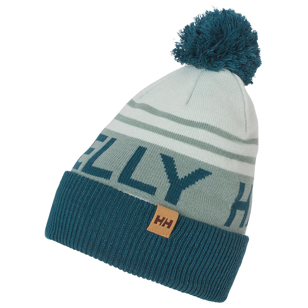 HELLY HANSEN JNR RIDGELINE BEANIE GREEN MIST