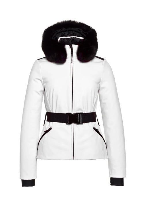 GOLDBERGH HIDA JACKET FOX FUR - WHITE