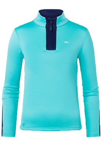 KJUS JNR JADE 1/2 ZIP MYSTIC SEA