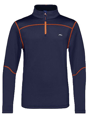 KJUS JNR CHARGER 1/2 ZIP ATLANTIC BLUE