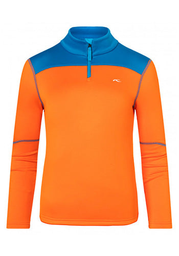 KJUS JNR CHARGER 1/2 ZIP ATLANTIC BLUE