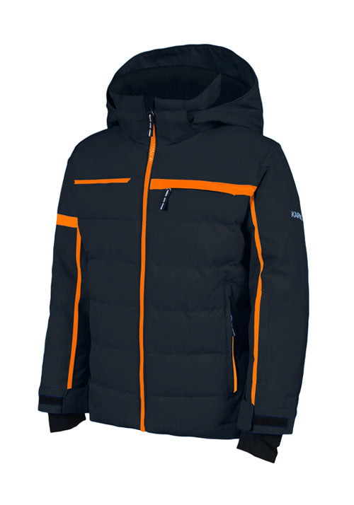 KARBON JNR SPEED JACKET - BLACK/CARROT
